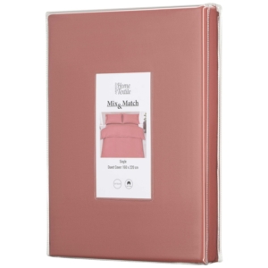 Підковдра Ardesto Mix&Match, 160х220см, 100% бавовна, сатин, коричневий світлий