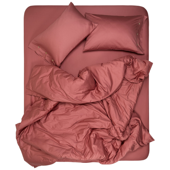 Простынь на резинке Ardesto Mix&Match, 180×200+30см, 100% хлопок, сатин, коричневый светлый