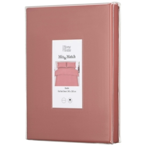 Простирадло Ardesto Mix&Match, 240×260см, 100% бавовна, сатин, коричневий світлий
