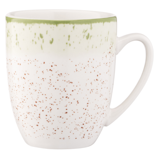 Ardesto Mug Siena, 360ml, porcelain, white-green
