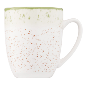 Ardesto Mug Siena, 360ml, porcelain, white-green