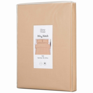 Пододеяльник Ardesto Mix&Match, 160х220см, 100% хлопок, сатин,  бежевый
