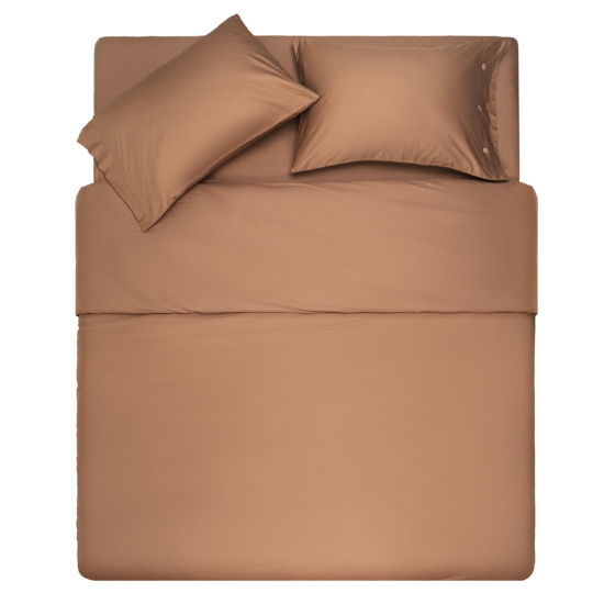 Пододеяльник Ardesto Mix&Match, 160х220см, 100% хлопок, сатин,  коричневый