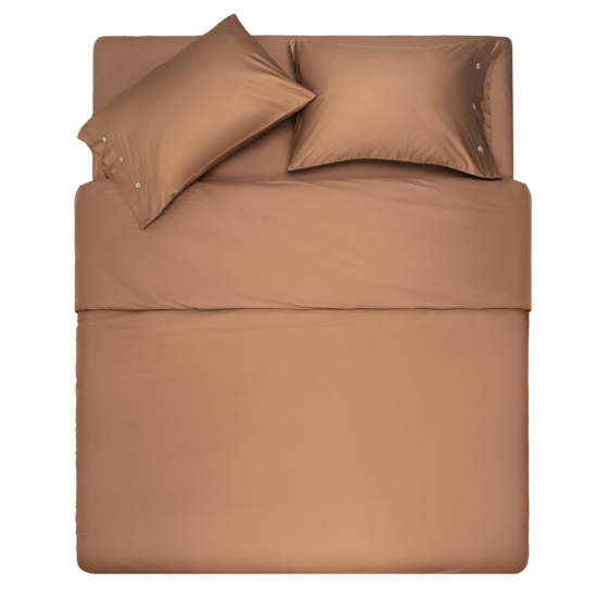 Пододеяльник Ardesto Mix&Match, 160х220см, 100% хлопок, сатин,  коричневый