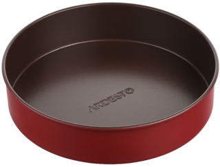 ARDESTO Форма для випікання Golden Brown, 24х5см, вуглецева сталь, кругла, коричнево-червоний