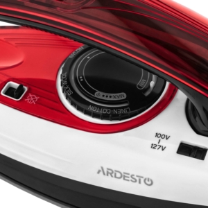 Утюг Ardesto дорожний TI-S1200, 1000Вт, 70мл, паровой удар, постоянный пар — 15гр, керам. подошва, бело-красный
