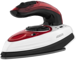 Праска Ardesto дорожня TI-S1200, 1000Вт, 70мл, паровий удар, постійна пара – 15гр, керам. підошва, біло-червоний