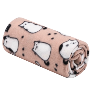 Ardesto Fleece blanket, 130x160cm, 100% polyester, cats