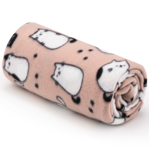 Ardesto Fleece blanket, 130x160cm, 100% polyester, cats