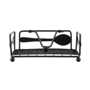 Ardesto Napkin holder Midori 18х18х7cm, metal, black