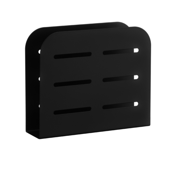 Ardesto Napkin holder Midori 15х4х12.5cm, metal, black