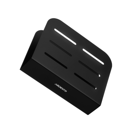 Ardesto Napkin holder Midori 15х4х12.5cm, metal, black