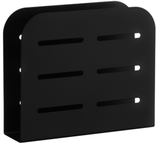 Ardesto Napkin holder Midori 15х4х12.5cm, metal, black