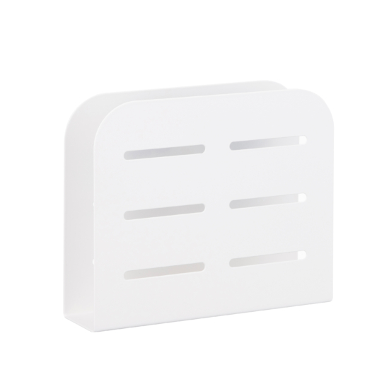 Ardesto Napkin holder Midori 15х4х12.5cm, metal, white