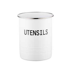 Ardesto Cutlery Holder Midori 12х15.5cm, metal, white