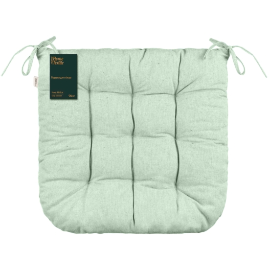 Ardesto Sitpad Oliver, 40x40cm, 100% cotton, filling: 50% holofiber, 50% pp, aquamarine