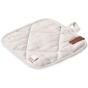 Ardesto Potholder Oliver, 20x20cm, 100% cotton, filling: batting, light grey