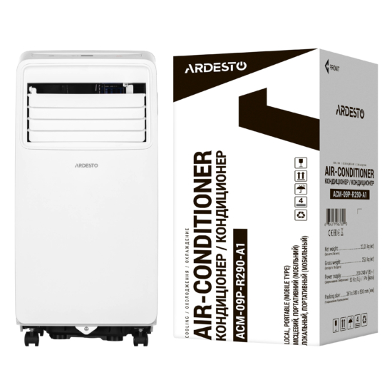 Portable Air Conditioner ARDESTO ACM-09P-R290-A1
