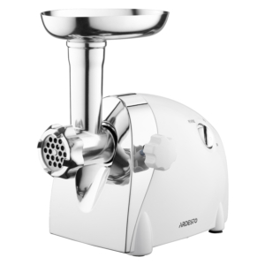 Meat grinder Ardesto, 2000W, prod.-1.9kg/min, 3 cutting plates+for sausag.plates, 3 vegetable slicer, plastik, black-silver