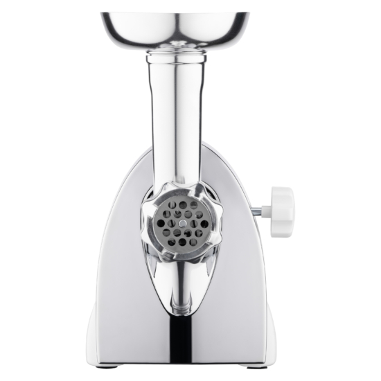 Meat grinder Ardesto, 2000W, prod.-1.9kg/min, 3 cutting plates+for sausag.plates, 3 vegetable slicer, plastik, black-silver