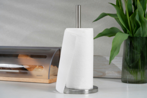 Ardesto Paper Towel Holder Gemini 15х33cm, stainless steel