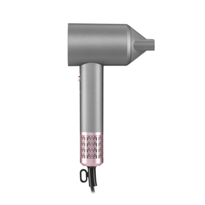 Фен Ardesto Pink Touch, 1600Вт, 2 скорости, 3 темп.режима, ионизация, диффузор, магнитные насадки, серый+розовый