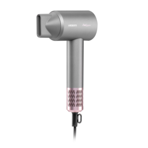 Фен Ardesto Pink Touch, 1600Вт, 2 скорости, 3 темп.режима, ионизация, диффузор, магнитные насадки, серый+розовый