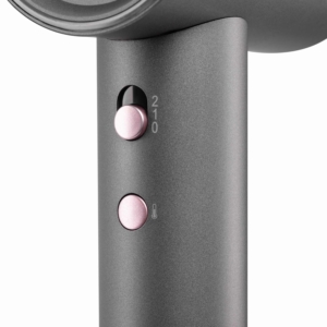 Фен Ardesto Pink Touch, 1600Вт, 2 скорости, 3 темп.режима, ионизация, диффузор, магнитные насадки, серый+розовый