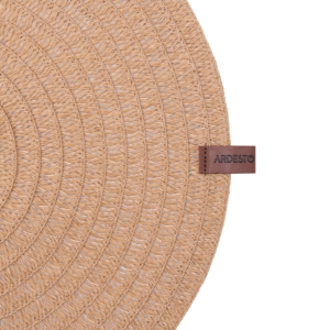 Ardesto Serving mat, 38cm, polyester, paper twine, round
