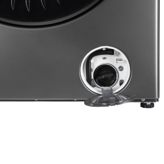 Washer-dryer ARDESTO front load Black Mars, 10(6)kg, 1400, A+++, 60cm, display, steam, inverter, silver