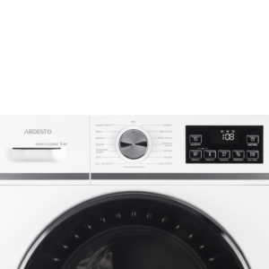 WM ARDESTO front load Black Mars, 6kg, 1200, A++, 45cm, display, steam, white