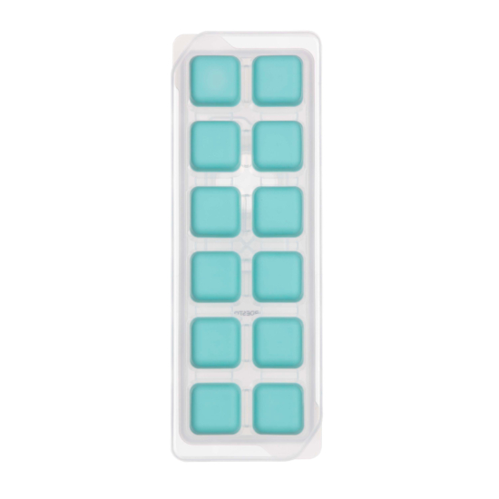 Форма для льда с крышкой Ardesto Fresh, 26х9.5х3.5см, силикон, пластик, синий