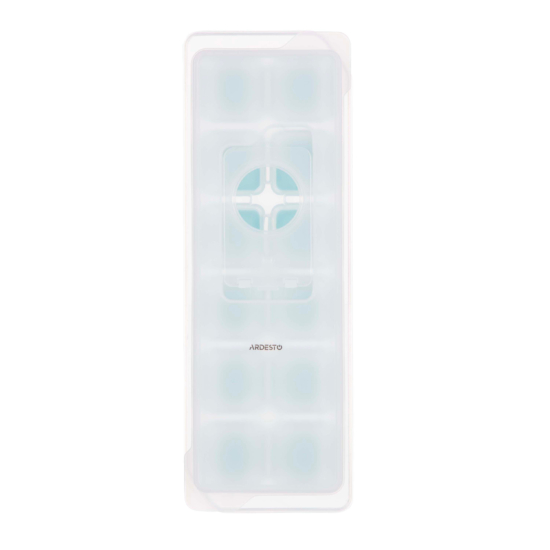 Форма для льда с крышкой Ardesto Fresh, 26х9.5х3.5см, силикон, пластик, синий