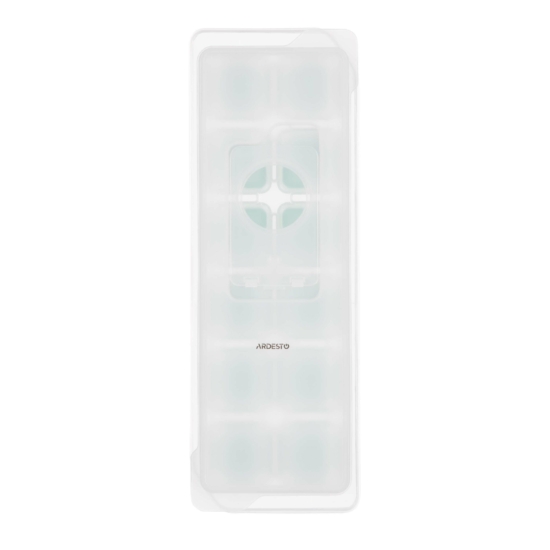 Форма для льда с крышкой Ardesto Fresh, 26х9.5х3.5см, силикон, пластик, зелений