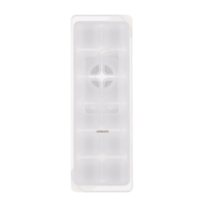 Форма для льоду з кришкою Ardesto Fresh, 26х9.5х3.5см, силікон, пластик, бежевий