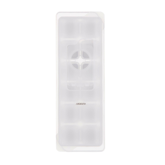 Форма для льоду з кришкою Ardesto Fresh, 26х9.5х3.5см, силікон, пластик, бежевий