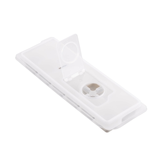 Форма для льоду з кришкою Ardesto Fresh, 26х9.5х3.5см, силікон, пластик, бежевий