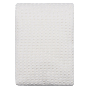 Ardesto Pique blanket 220x230cm, 100% cotton, ivory