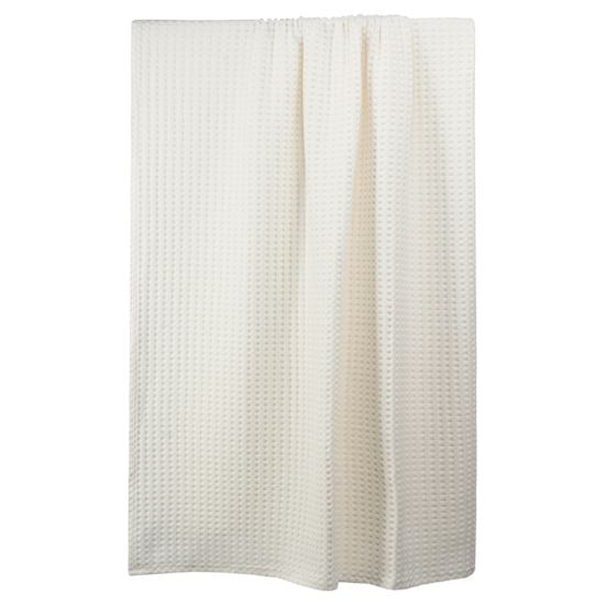 Ardesto Pique blanket 220x230cm, 100% cotton, ivory