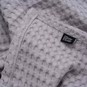 Ardesto Pique blanket 220x230cm, 100% cotton, light grey