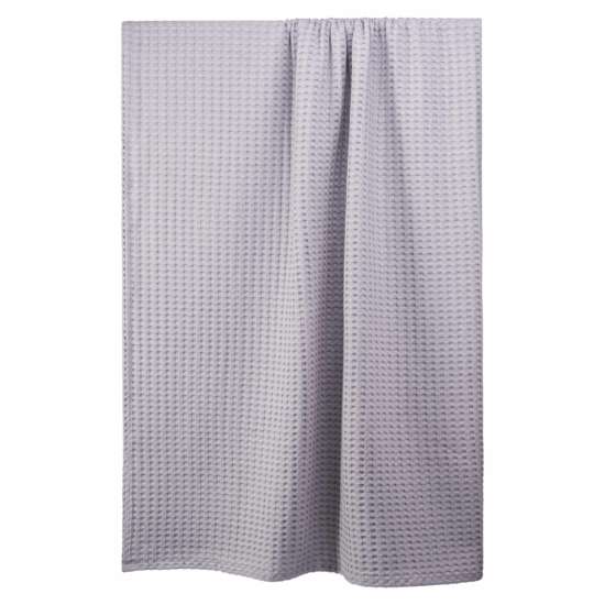 Ardesto Pique blanket 220x230cm, 100% cotton, light grey