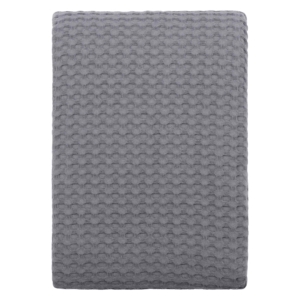 Ardesto Pique blanket 220x230cm, 100% cotton, grey