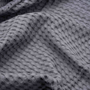 Ardesto Pique blanket 220x230cm, 100% cotton, grey