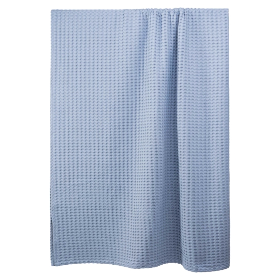 Ardesto Pique blanket 220x230cm, 100% cotton, light blue