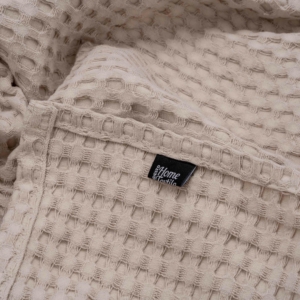 Ardesto Pique blanket 220x230cm, 100% cotton, beige