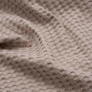 Ardesto Pique blanket 220x230cm, 100% cotton, beige
