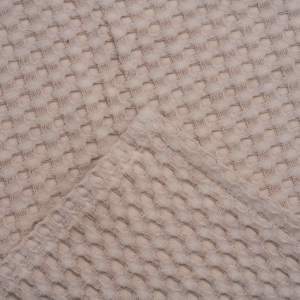 Ardesto Pique blanket 220x230cm, 100% cotton, beige