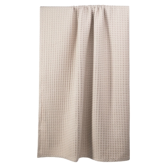Ardesto Pique blanket 220x230cm, 100% cotton, beige