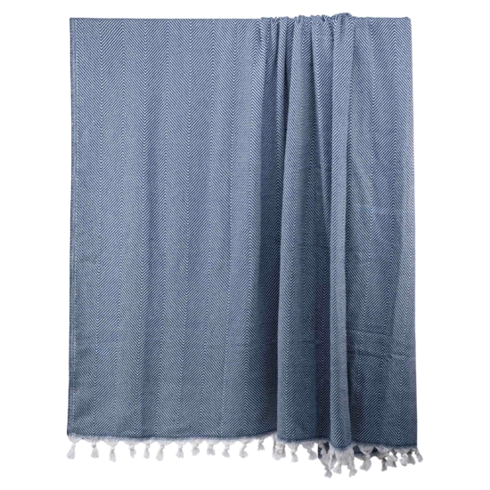 Плед Ardesto Summer 190х220см, 100% хлопок, синий