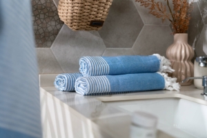 Рушник Ardesto SPA 90х170см, 100% бавовна, синій